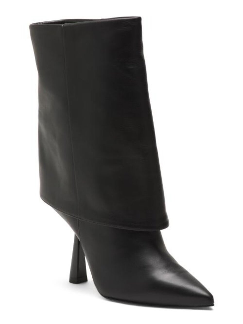 BLACK SUEDE STUDIO Made In Brazil Leather Cecille Fold Over Pointed Toe Boots
